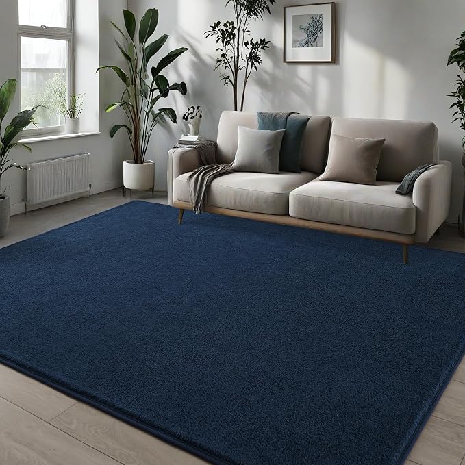 Pettop 5x7 ft Navy Blue Area Rugs - Image 3
