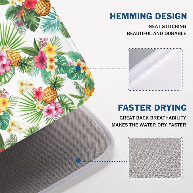 Summer Tropical Dish Drying Mat - Image 4