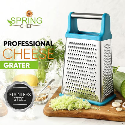 Spring Chef Handheld Stainless Steel XL Parmesan Cheese Grater - Image 2