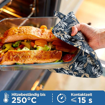 BONTHEE Pot Holders for Kitchen Heat Resistant Hot Pads for Countertops Oven - Image 2