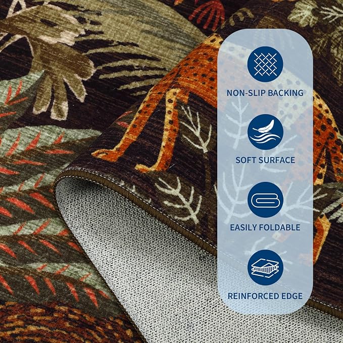 GarveeHome Round Area Rugs 5ft for Bedroom - Image 4