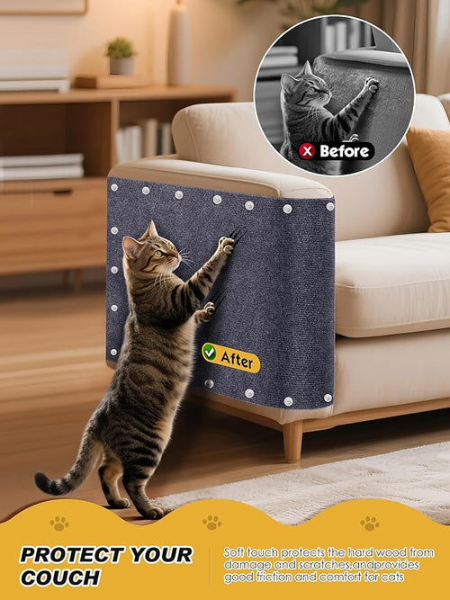 2PCS 39.4"x15.8" Cat Scratch Furniture Protector - Image 2