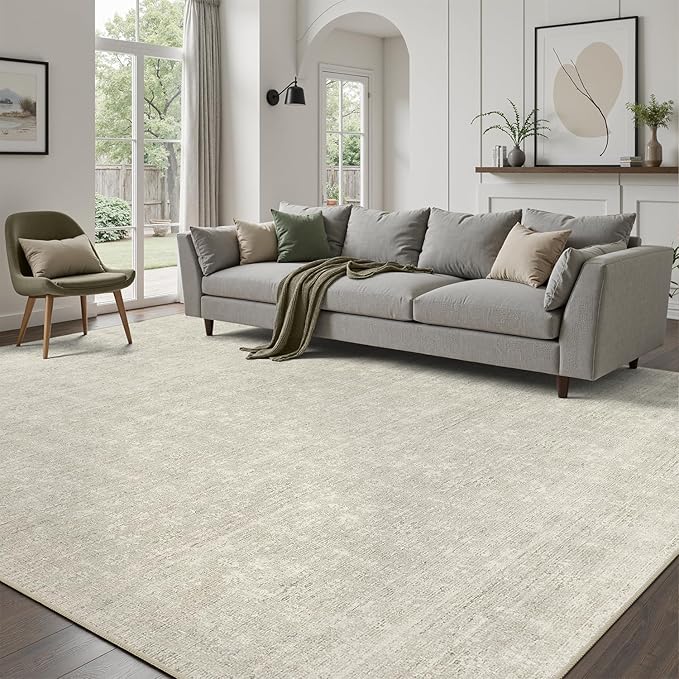 DCX 10x14 Beige Rug, Kid & Pet Friendly - Image 2