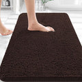 OLANLY Bathroom Rugs 30x18, Extra Soft Absorbent Chenille Bath Rugs, Rubber by OLANLY