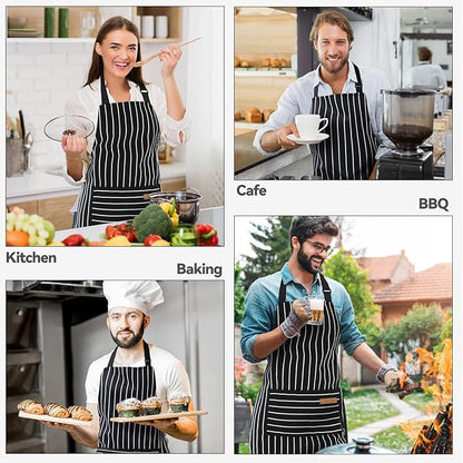 NLUS 2 Pack Cooking Aprons for Women - Image 7