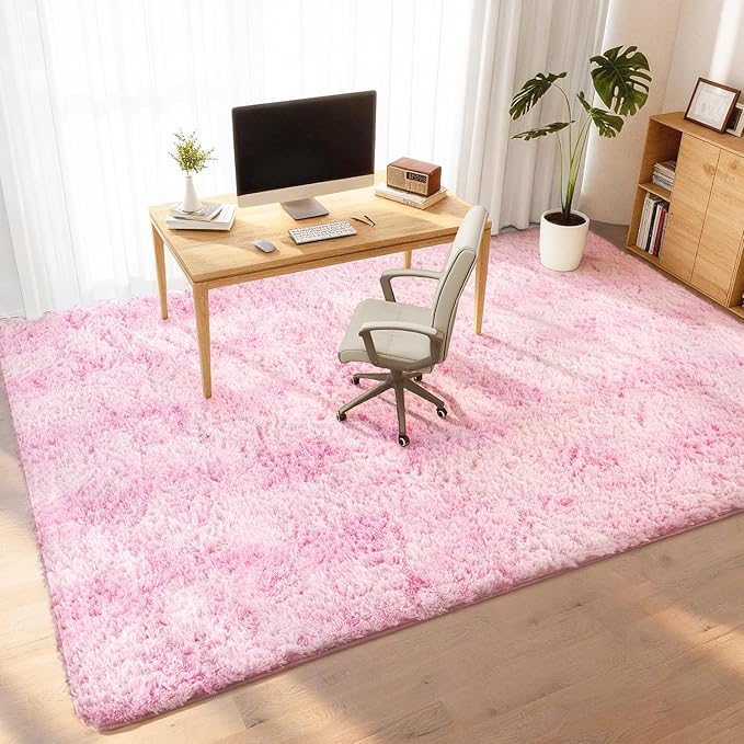 Litanika 8x10 Fluffy Shag Faux Fur Area Rug - Image 4