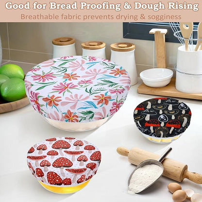 5-Size Reusable Beeswax Bowl Covers - Image 4