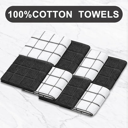 Oven Mitts Kitchen Towels and Dishcloths Pot Holders Sets, Oven Gloves Kitchen - Image 5