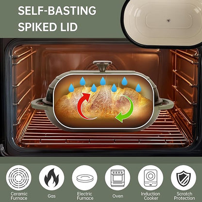 Premium Enameled Cast Iron Dutch Oven - Image 7