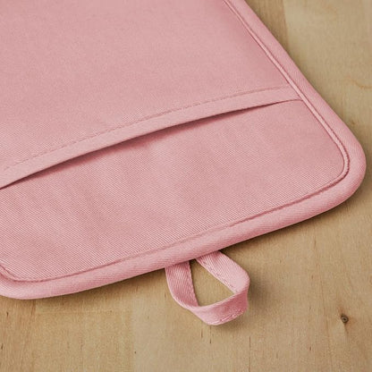 KitchenAid Ribbed Soft Silicone Pot Holder 2-Pack Set, Dried Rose - Image 4