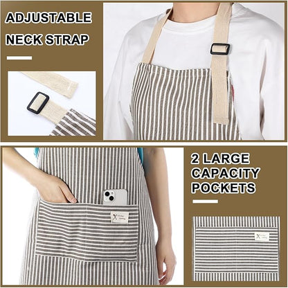 Janmercy 24 Pcs Aprons for Women Men - Image 3