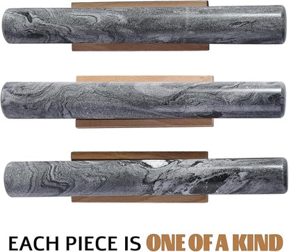 Koville African Natural Marble French Rolling Pin, 12inch Non-Stick Rolling Pin - Image 5