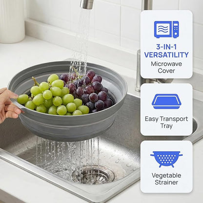 Microwave Food Cover With Handle - Image 3
