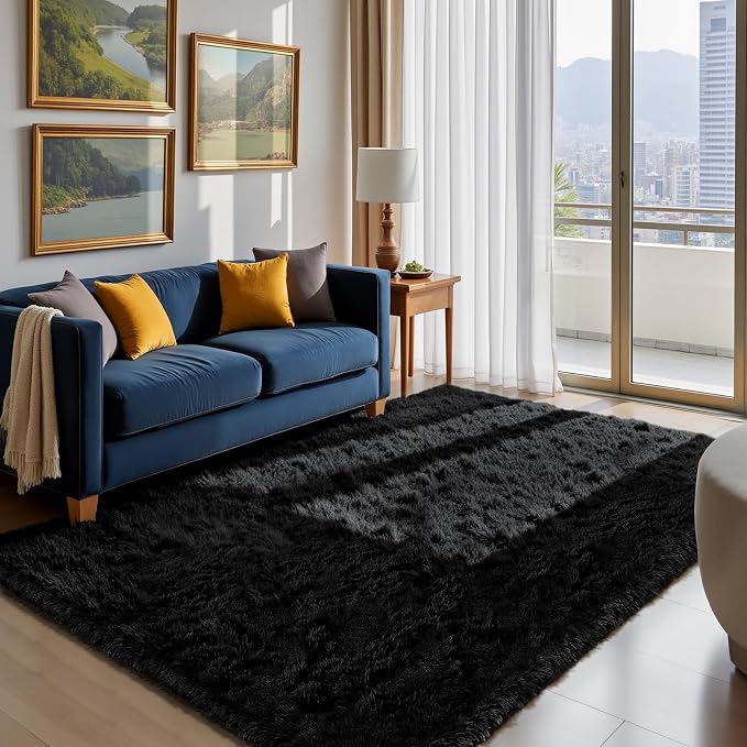 yongyangjuxin Fluffy Rug Shag Area Rug, Large Shag Area Rugs - Image 3