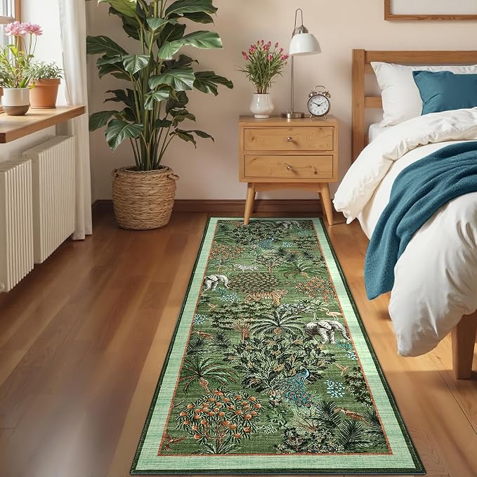 GarveeHome Jungle Rug 2.5x10 Kitchen Runner Rug Non Slip Washable Runners - Image 3