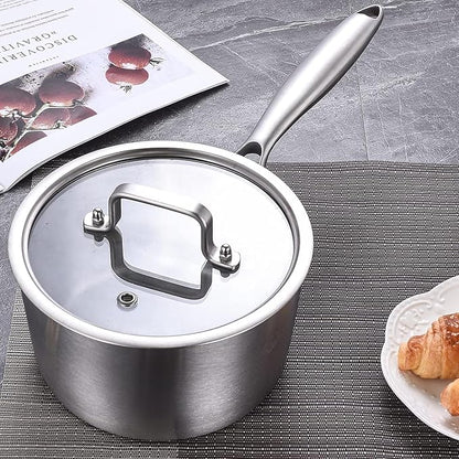 LOLYKITCH Tri-Ply Stainless Steel Saucepan Set - Image 6