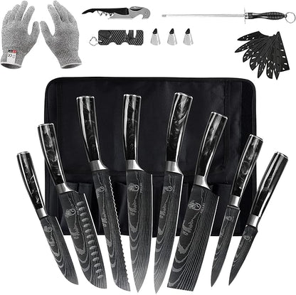 FULLHI Knife Set by ExpertForPortableAndButcherKnifeSet
