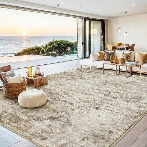 6x9 Area Rugs Washable Living Room Rug-No Slip Soft Carpets Modern Abstract by Unknown