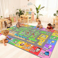 Kids Car Rug for Playroom, 9x12 Kids Play Mat by Unknown