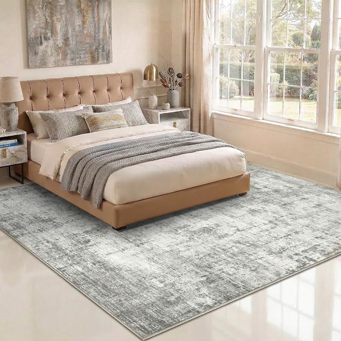 9x12 Area Rugs Washable Living Room Rug-No Slip Soft Carpets Modern Abstract - Image 8