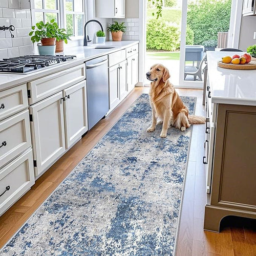 3x10 ft Long Hallway Runner Rug Non-Slip Washable Kitchen Floor Rug by BYYVOORugsforYourHome