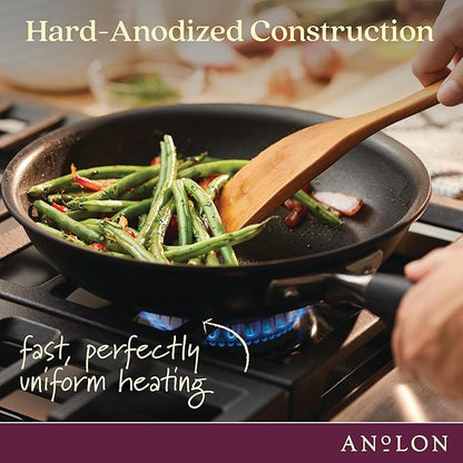 Anolon Advanced Home Hard Anodized Nonstick Frying Pan, 14.5 Inch – Large - Image 7