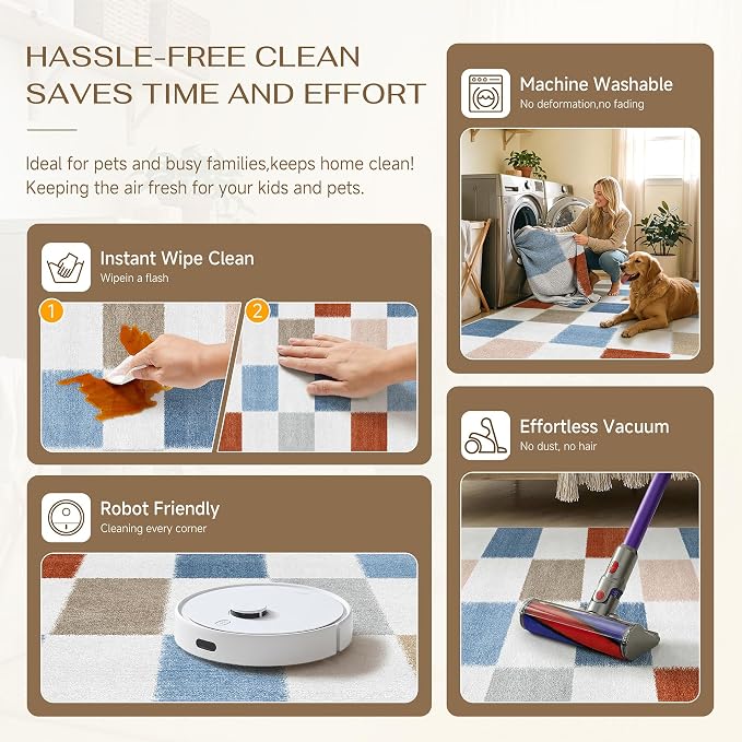 PureCozy Machine Washable 8x10 Area Rugs - Image 7