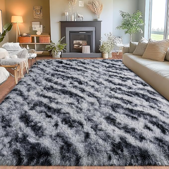 8x10 Area Rugs for Living Room, Ultra Soft Fluffy Large Shaggy Rug Carpet for - Image 6
