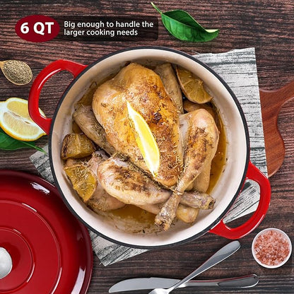 E-far Enameled Cast Iron Dutch Oven - Image 6