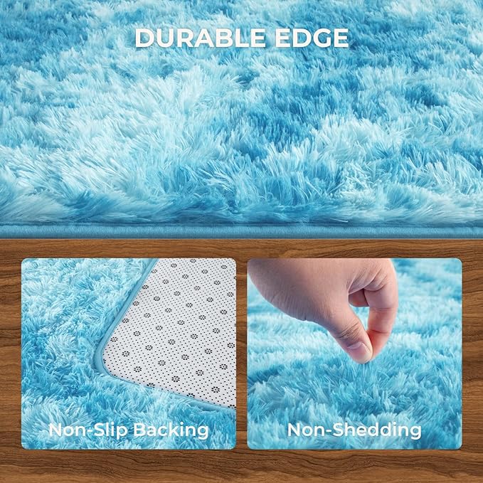 Litanika 9x12 Fluffy Shag Faux Fur Area Rug - Image 6
