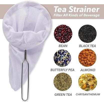 Disposable Tea Filter Bags for Loose Leaf Tea, Unbleached Natural Paper - Image 6