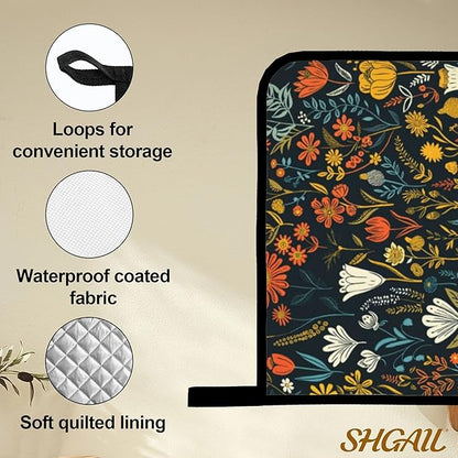 Vintage Flowers Oven Mitts and Heat Resistant Pads - Image 4