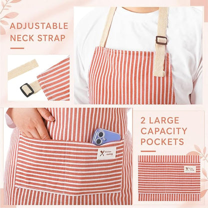 Janmercy 24 Pcs Aprons for Women Men - Image 5