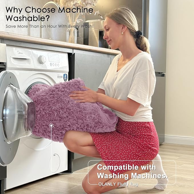 OLANLY 9x12 Machine Washable Large Area Rugs - Image 2