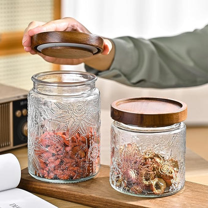 Adodeen 24oz Vintage Glass Canister - Image 6