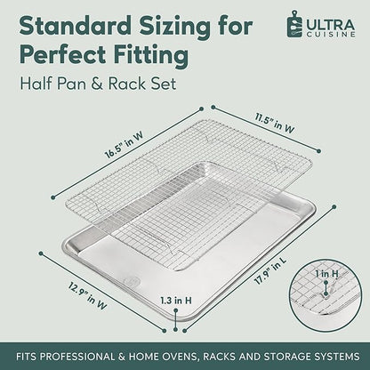Ultra Cuisine Aluminum Baking Sheet - Image 2