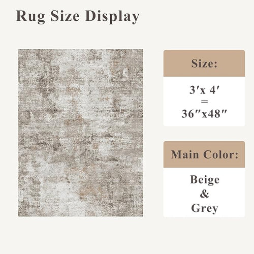 3x4 Washable Entryway Area Rug - Image 2