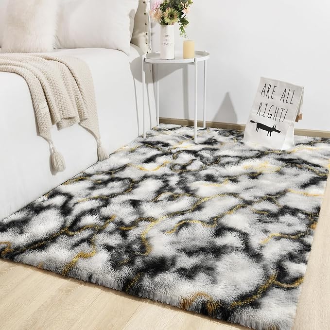 TWINNIS Super Soft Shaggy Rugs Fluffy Carpets, 5x8 Feet, Indoor Modern Plush - Image 7