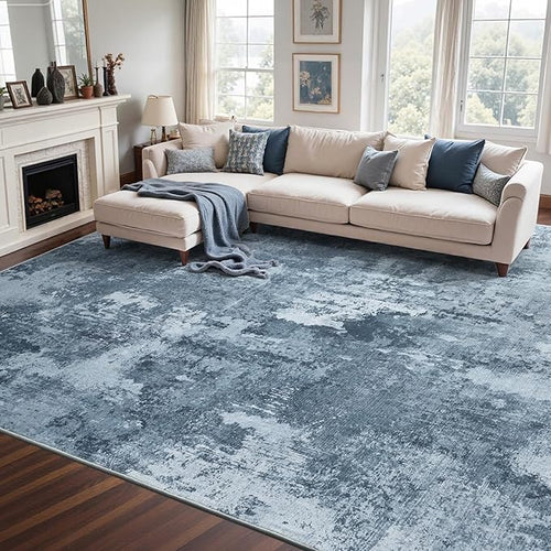 8x10 Ft Large Area Rugs for Living Room, Soft Non-Slip Washable Rugs Modern by Cuzwlovita