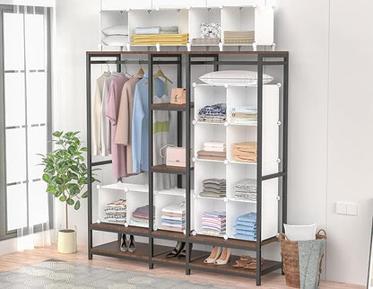 HOMIDEC Closet Organizers and Storage, 16 Cube Storage Organizer, Closet - Image 9