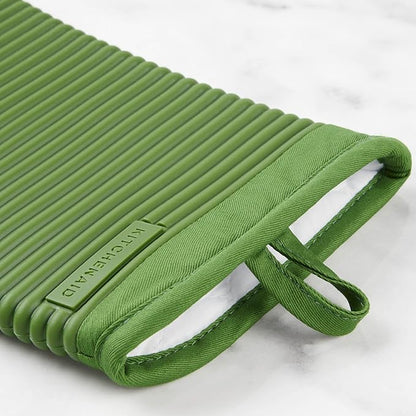 KITCHENAID Ribbed Soft Silicone Oven Mitt 2-Pack Set - Image 5