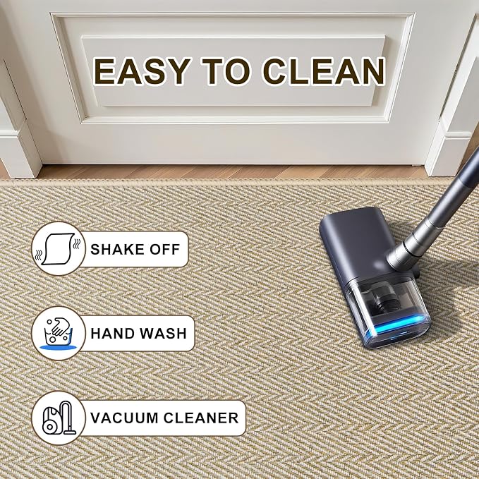 Ultra Thin Door Mat Indoor Entrance 17"x29", Low-Profile Indoor Door Mat - Image 6