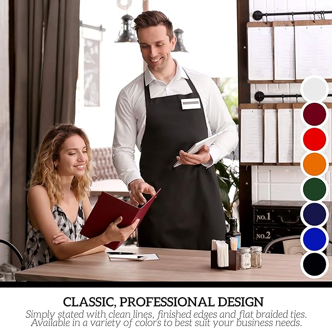 GREEN LIFESTYLE 2 Pack Chef Apron - Image 7