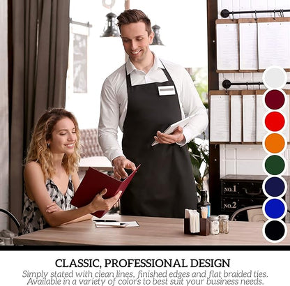 GREEN LIFESTYLE 12 Pack Professional Chef Apron – Grilling Aprons - Image 7
