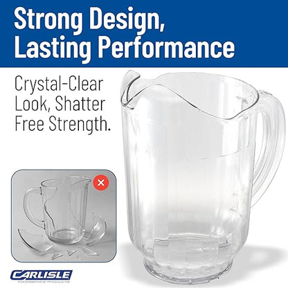 Carlisle FoodService Products Versapour Clear Pitcher Tall Pitcher - Image 7