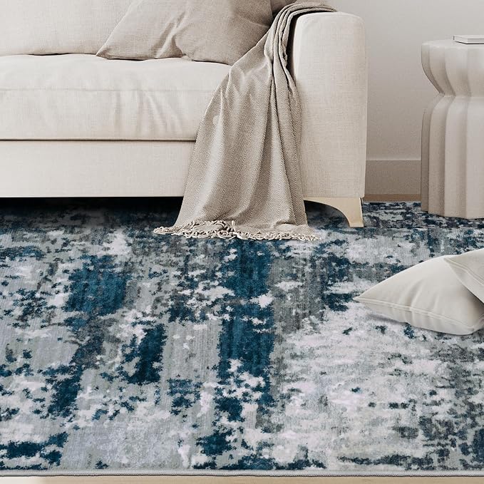 5x7 Area Rugs for Living Room Rug Washable: Abstract Rug for Dining Room - Image 9