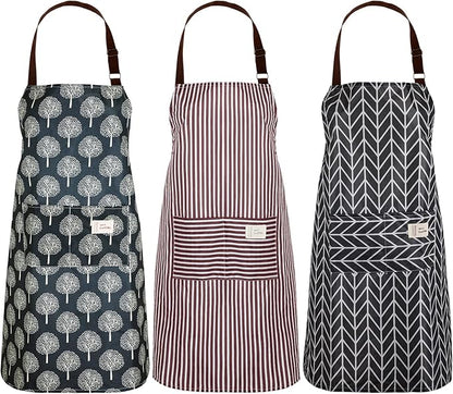SATINIOR 3 Pieces Waterproof Bib Apron by SATINIOR