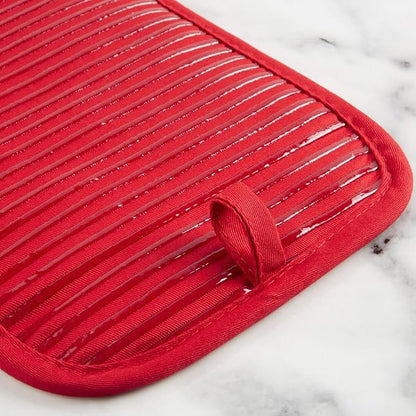 KITCHENAID Quilted Cotton Terry Cloth Oven Mitt, Pot Holder, Kitchen Towel - Image 6