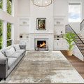 9x12 Area Rugs Washable Rug: Modern Abstract Living Room Rug Soft Anti-Skid by GENTDRIZZ