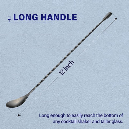 Briout Bar Spoon Cocktail Mixing Stirrers - Image 2